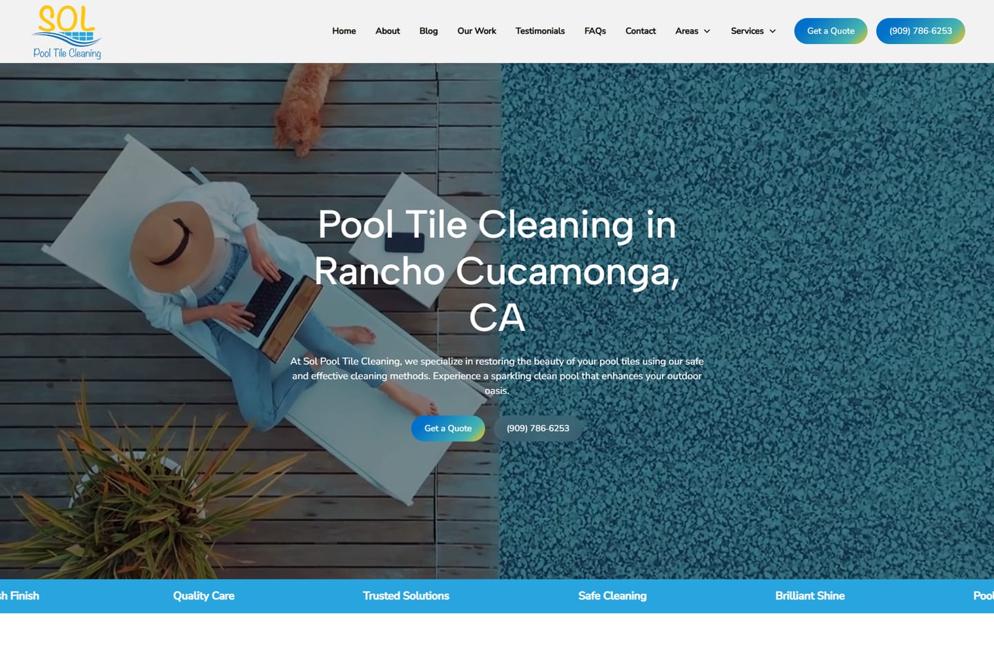 Redesigned homepage preview